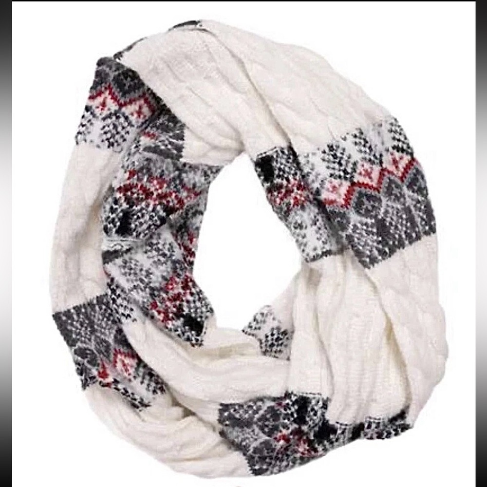 ‼️RARE‼️🎸Muk Luks🎸🔥NWOT🔥Vintage Knots Infinity Scarf in Harvest Wheat